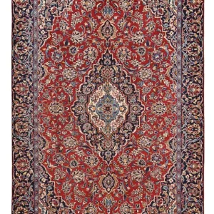 Perserteppich - Keshan - 343 x 219 cm - rot