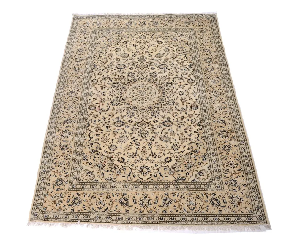 Perserteppich - Keshan 343 x 242 cm - beige