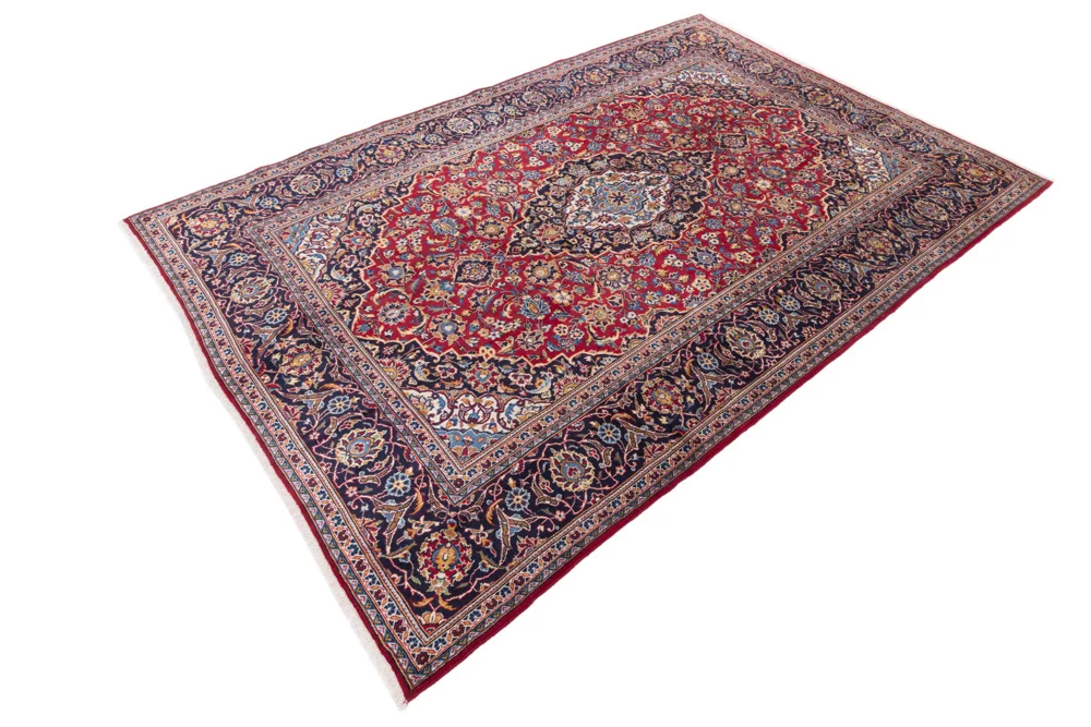 Perserteppich - Keshan - 345 x 240 cm - rot
