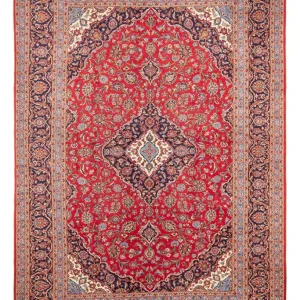 Perserteppich - Keshan - 350 x 250 cm - rot