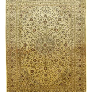 Perserteppich - Keshan 350 x 254 cm - beige
