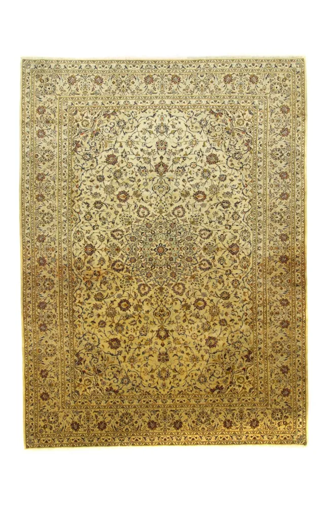 Perserteppich - Keshan 350 x 254 cm - beige