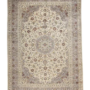 Perserteppich - Keshan 351 x 253 cm - beige