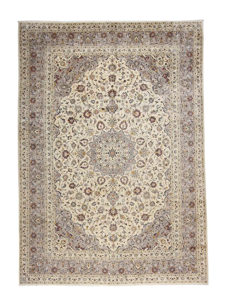 Perserteppich - Keshan 351 x 253 cm - beige