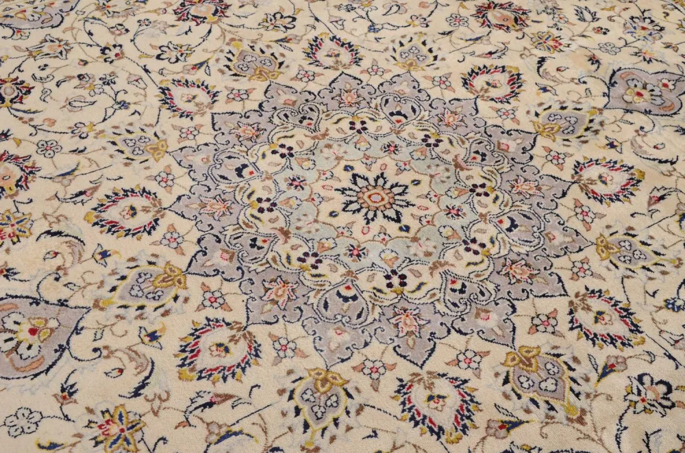 Perserteppich - Keshan 351 x 253 cm - beige