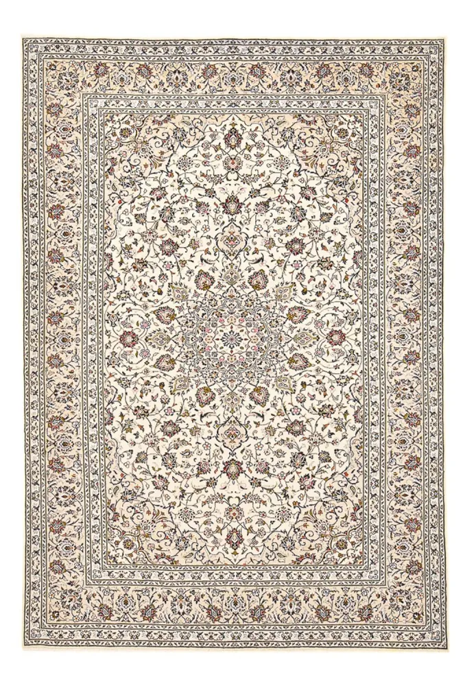 Perserteppich - Keshan - 356 x 242 cm - hellbeige
