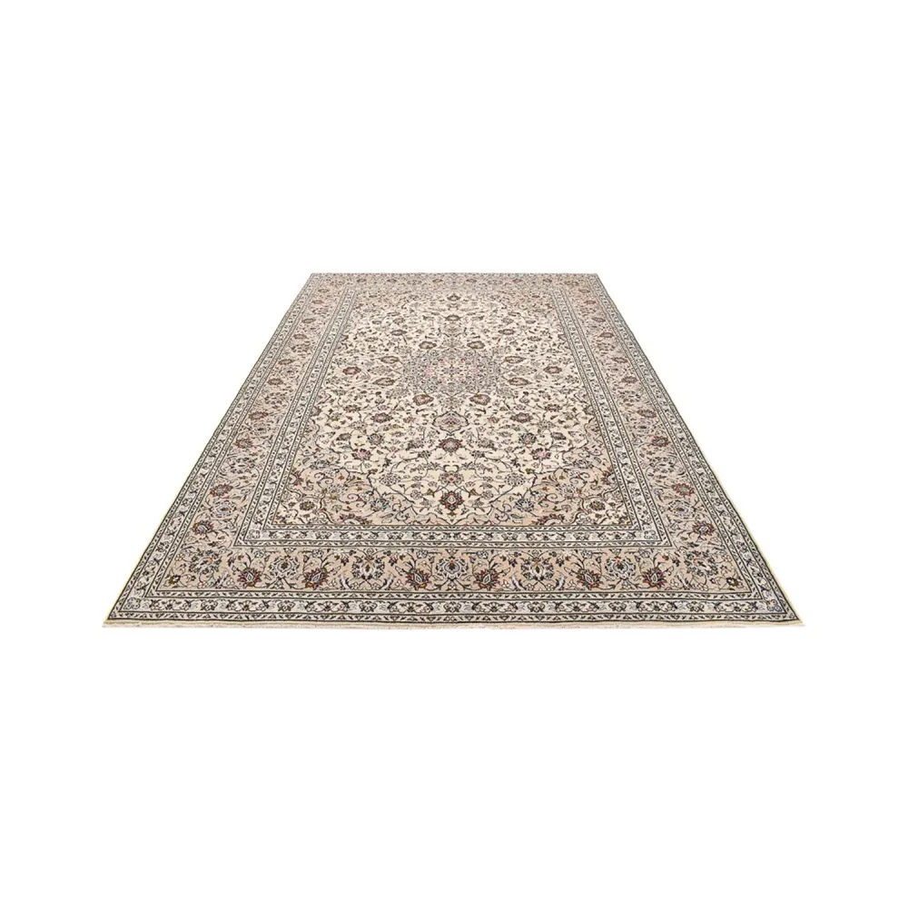 Perserteppich - Keshan - 356 x 242 cm - hellbeige
