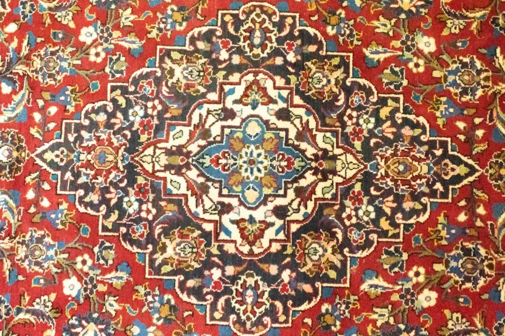 Perserteppich - Keshan 356 x 251 cm - rot