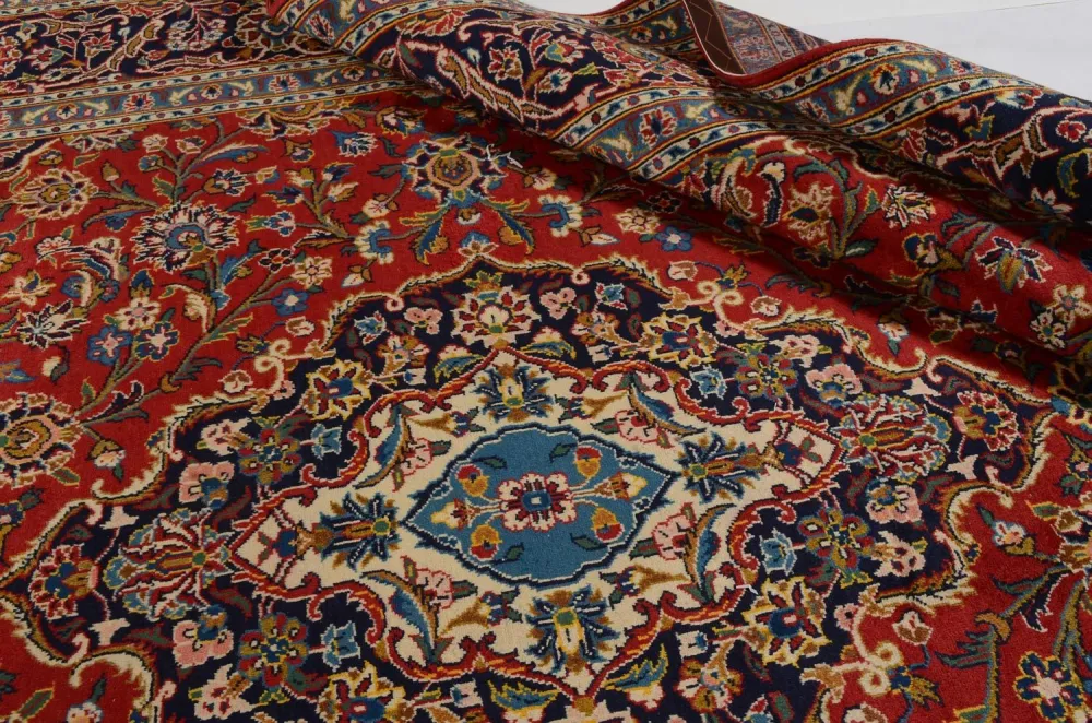 Perserteppich - Keshan 359 x 252 cm - rot