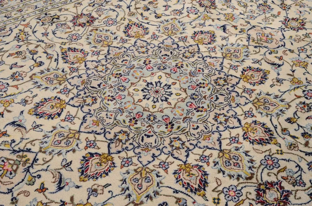Perserteppich - Keshan 361 x 247 cm - beige
