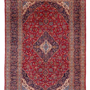 Perserteppich - Keshan - 373 x 252 cm - rot