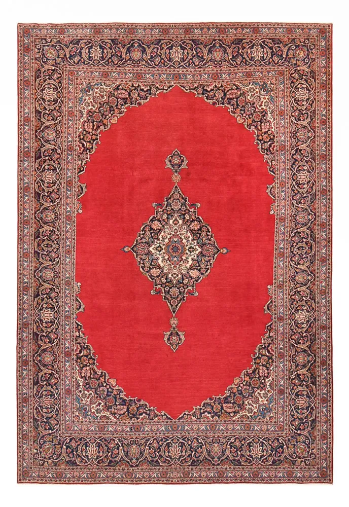 Perserteppich - Keshan - 377 x 252 cm - rot