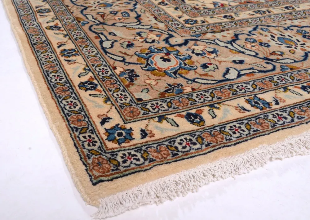 Perserteppich - Keshan 379 x 241 cm - beige