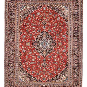 Perserteppich - Keshan - 383 x 273 cm - rot