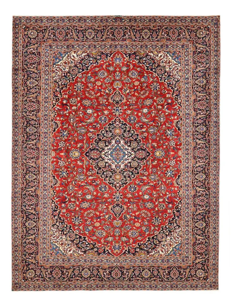 Perserteppich - Keshan - 383 x 273 cm - rot