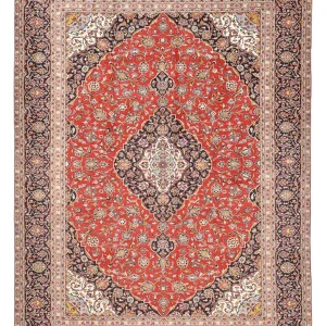 Perserteppich - Keshan - 388 x 283 cm - rot