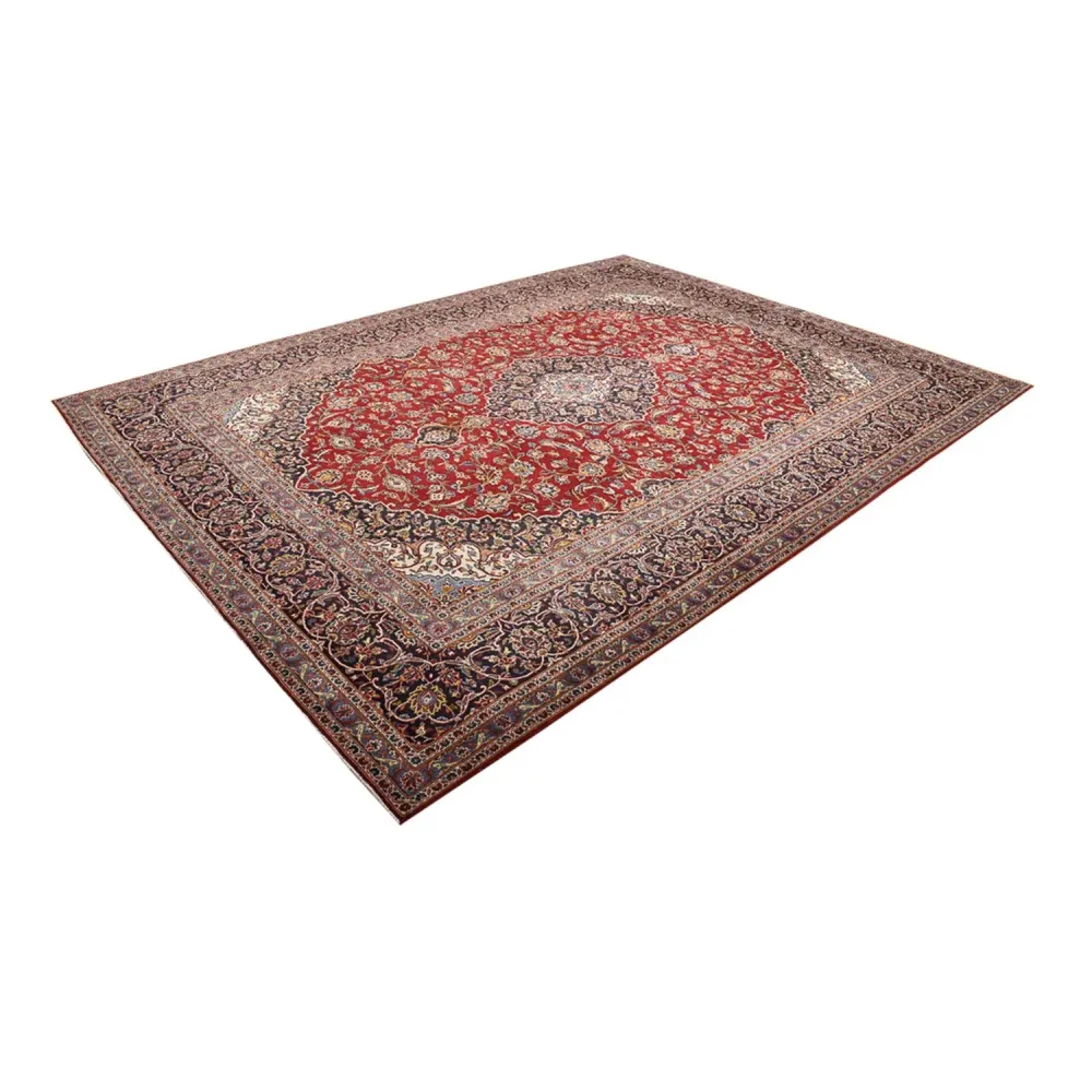 Perserteppich - Keshan - 395 x 296 cm - rot