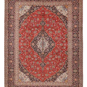 Perserteppich - Keshan - 395 x 297 cm - rot