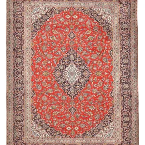 Perserteppich - Keshan - 403 x 294 cm - rot