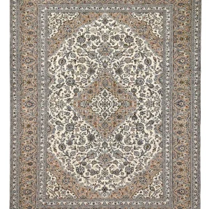 Perserteppich - Keshan - 403 x 295 cm - sand