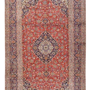 Perserteppich - Keshan - 487 x 300 cm - rot