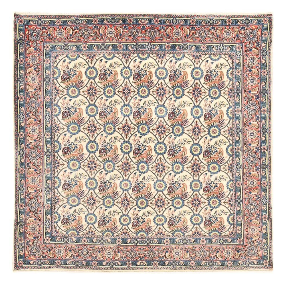 Perserteppich - Keshan quadratisch - 192 x 195 cm - mehrfarbig