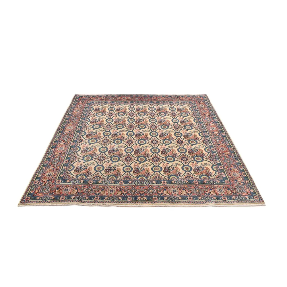Perserteppich - Keshan quadratisch - 192 x 195 cm - mehrfarbig
