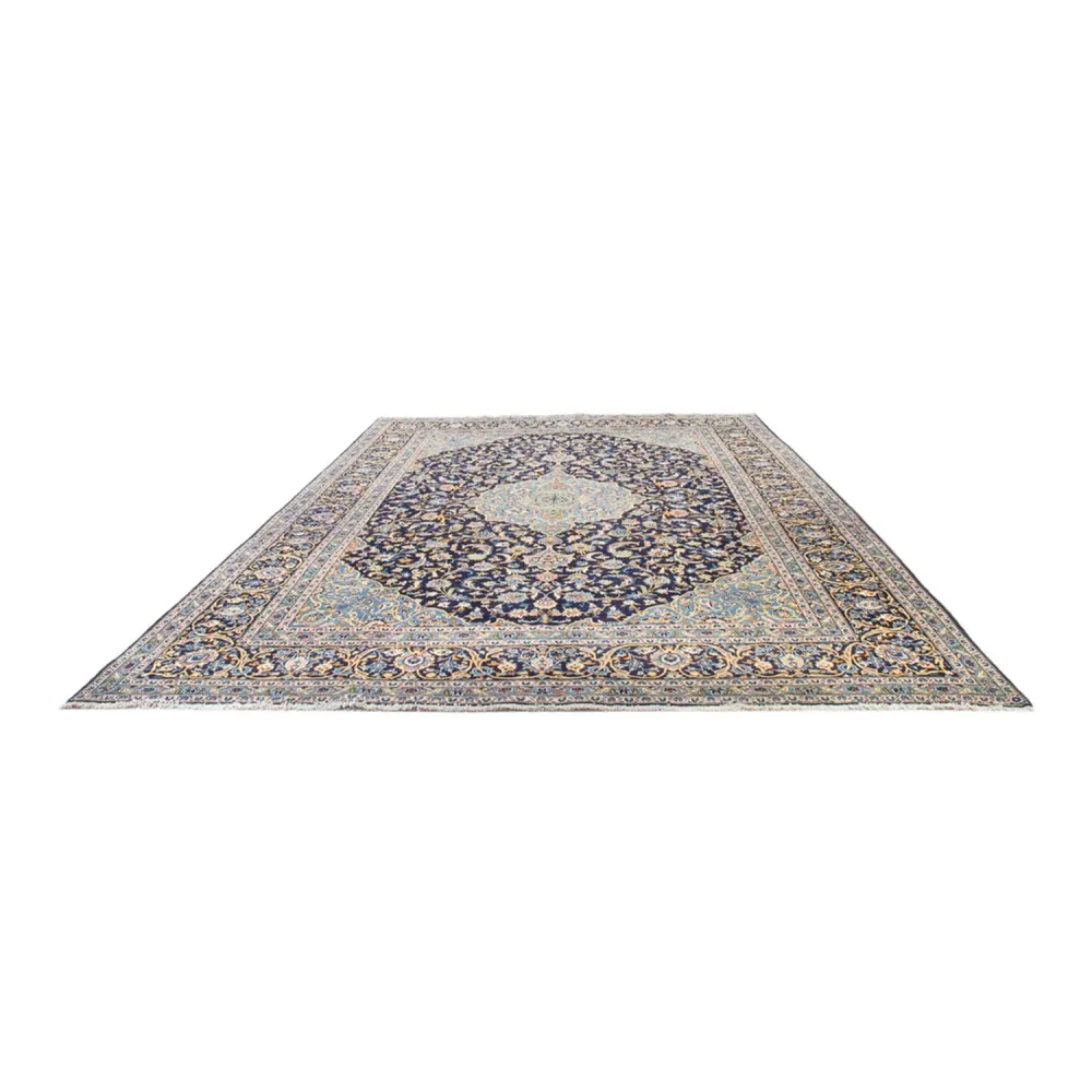 Perserteppich - Keshan quadratisch - 410 x 395 cm - dunkelblau