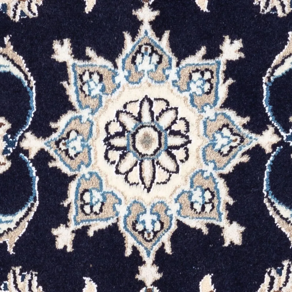 Perserteppich - Nain 134 x 65 cm - dunkelblau