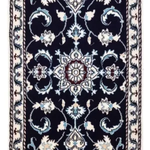 Perserteppich - Nain 135 x 66 cm - dunkelblau