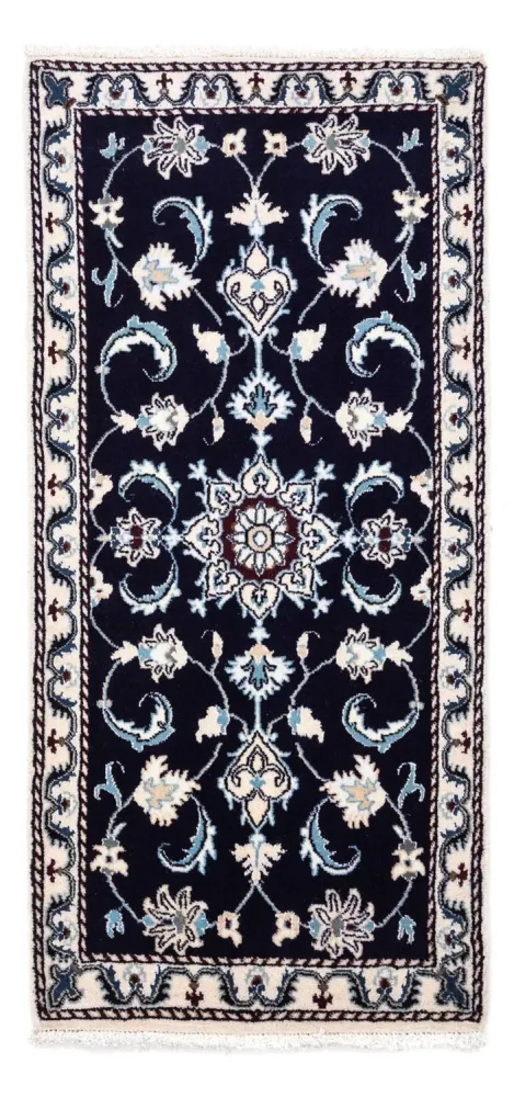 Perserteppich - Nain 135 x 66 cm - dunkelblau