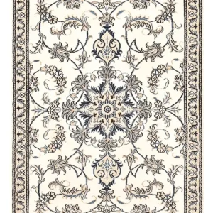Perserteppich - Nain - 137 x 88 cm - hellbeige