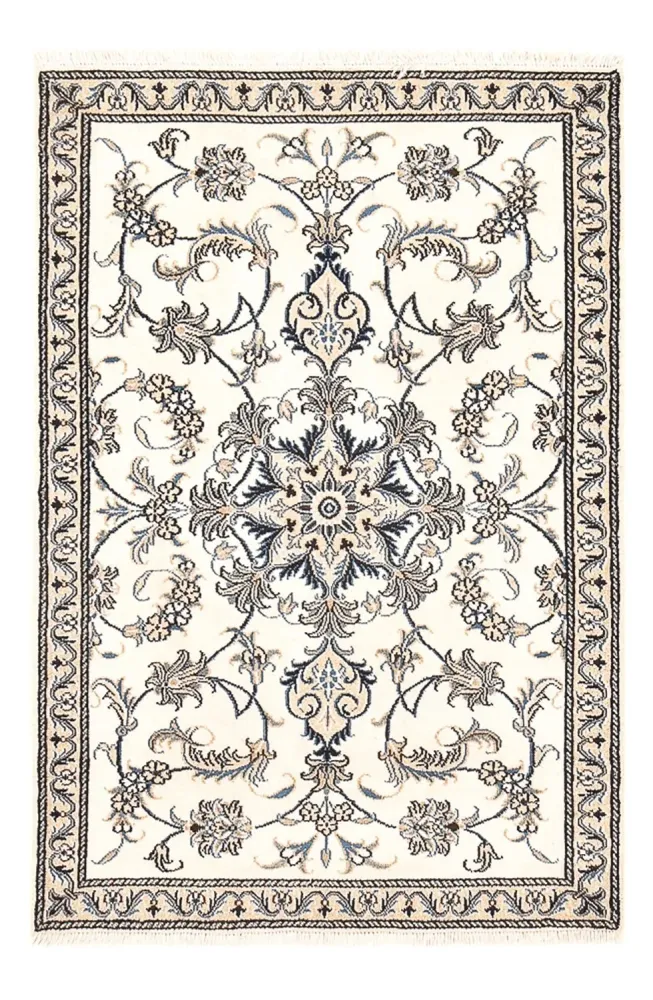 Perserteppich - Nain - 137 x 88 cm - hellbeige