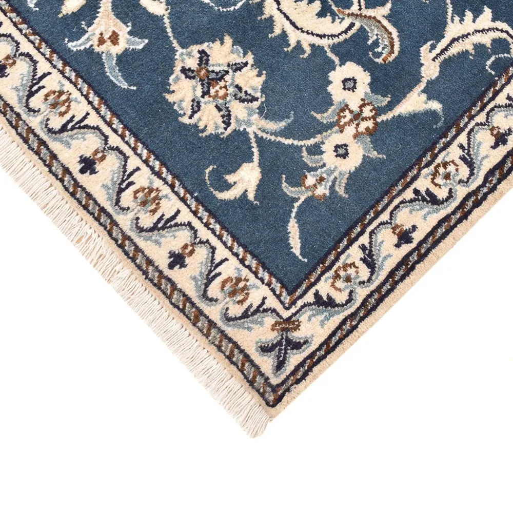 Perserteppich - Nain - 138 x 89 cm - blau