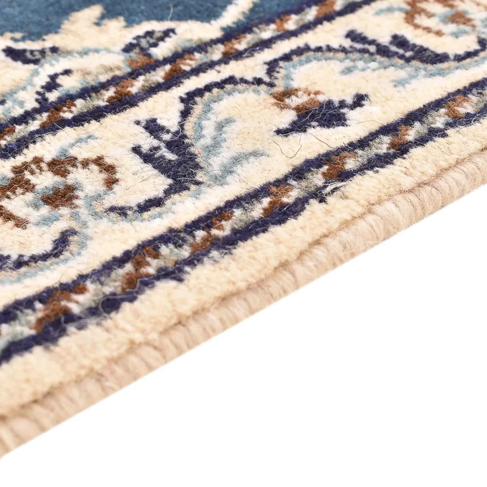 Perserteppich - Nain - 138 x 89 cm - blau