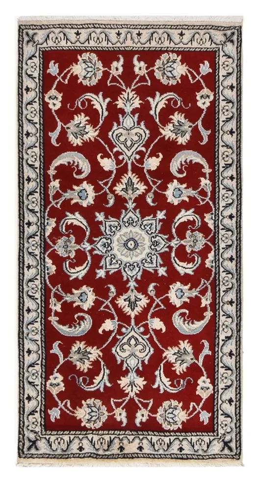 Perserteppich - Nain - 139 x 69 cm - rot