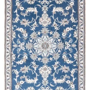 Perserteppich - Nain - 140 x 90 cm - blau