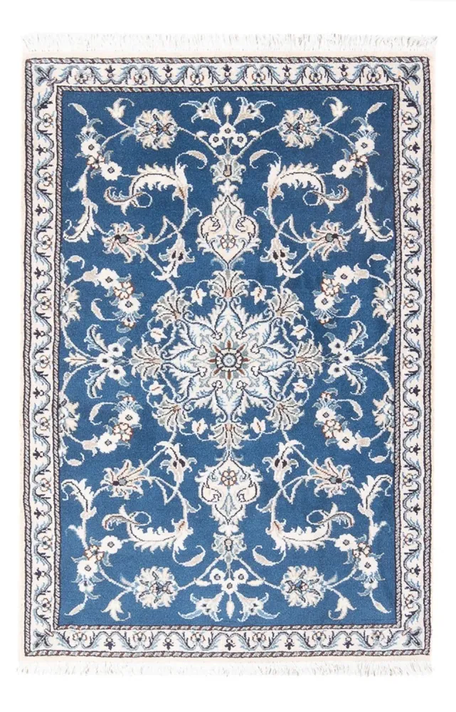 Perserteppich - Nain - 140 x 90 cm - blau