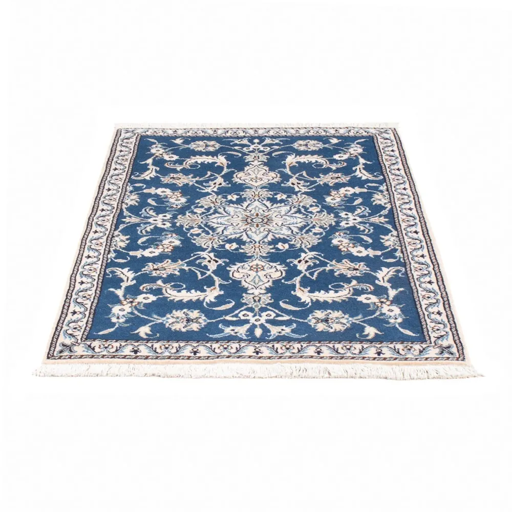 Perserteppich - Nain - 140 x 90 cm - blau