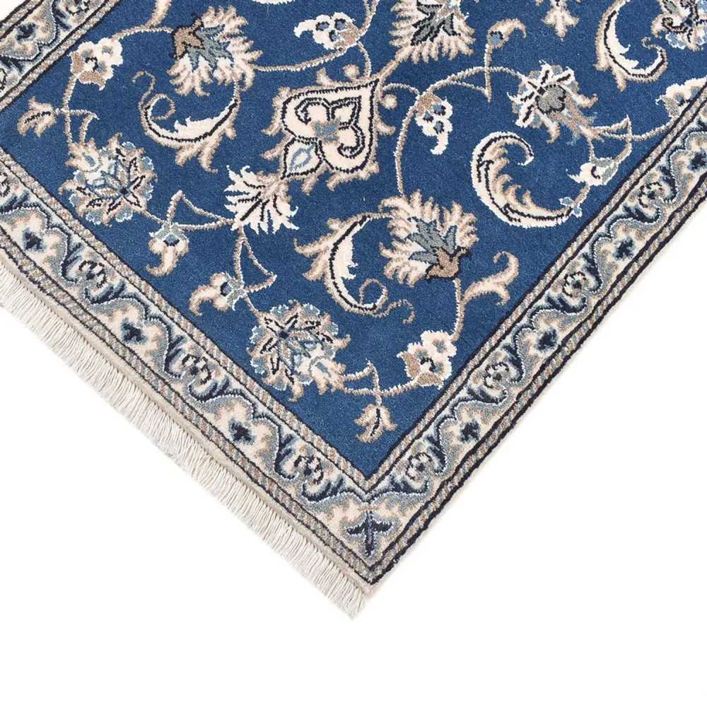 Perserteppich - Nain - 140 x 68 cm - blau