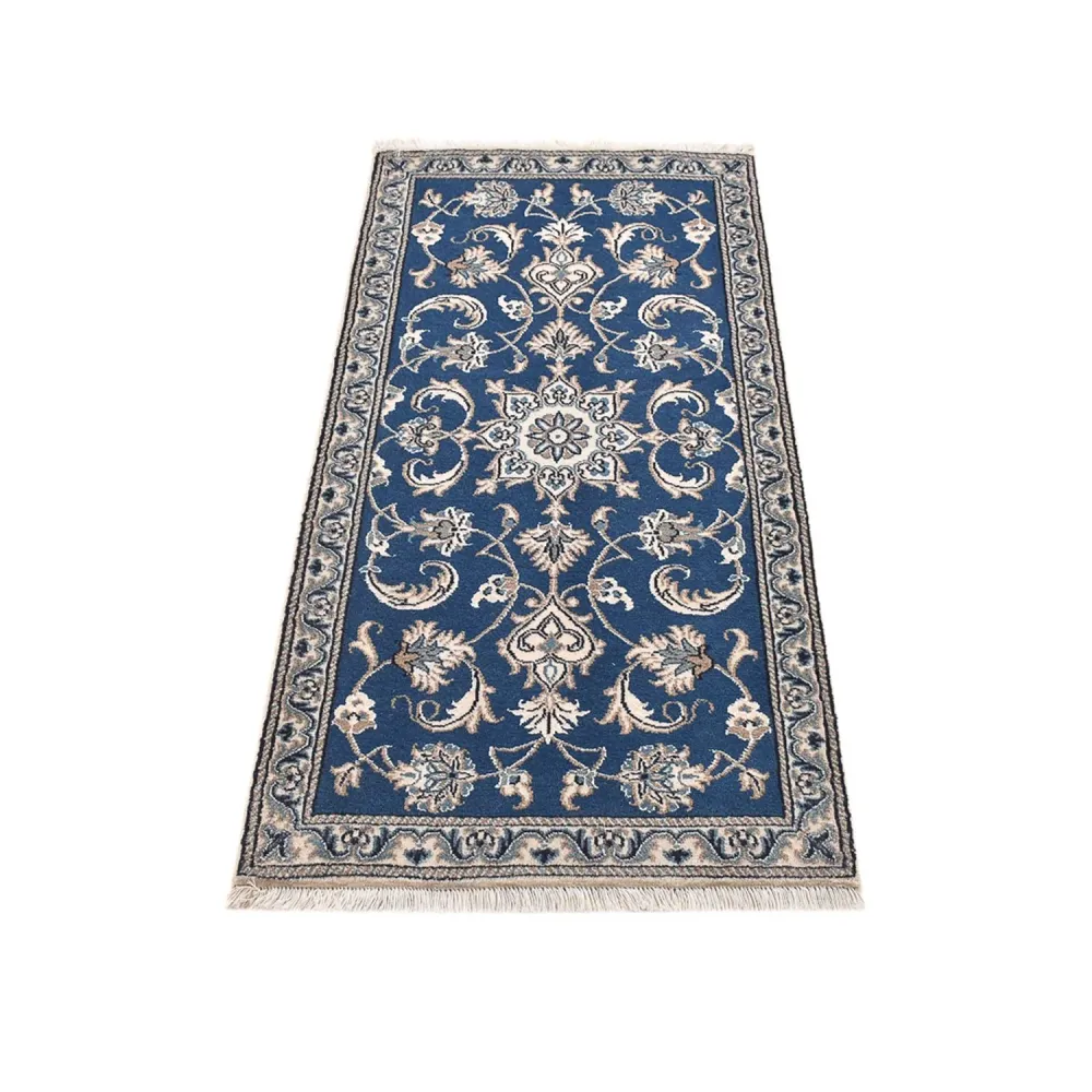 Perserteppich - Nain - 140 x 68 cm - blau