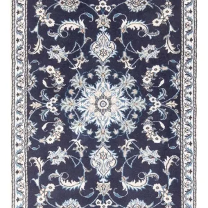 Perserteppich - Nain - 140 x 90 cm - dunkelblau