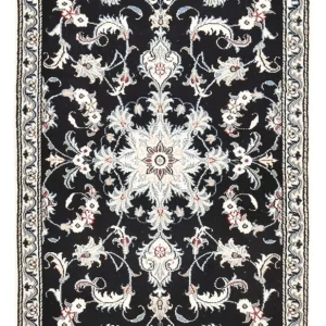 Perserteppich - Nain - 142 x 87 cm - dunkelblau