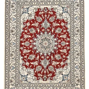Perserteppich - Nain - 195 x 143 cm - rot