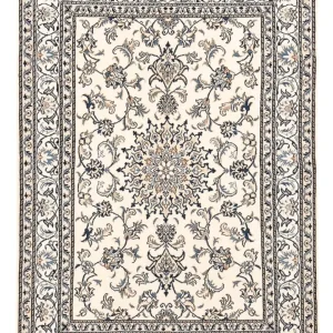Perserteppich - Nain - 198 x 143 cm - hellbeige