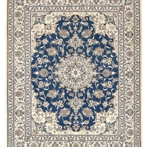 Perserteppich - Nain - 202 x 155 cm - dunkelblau