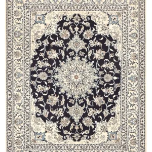 Perserteppich - Nain - 203 x 150 cm - dunkelblau