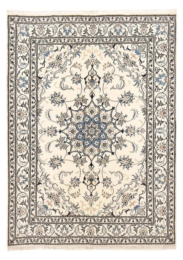 Perserteppich - Nain - 204 x 151 cm - hellbeige