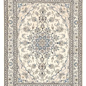 Perserteppich - Nain - 230 x 167 cm - hellbeige