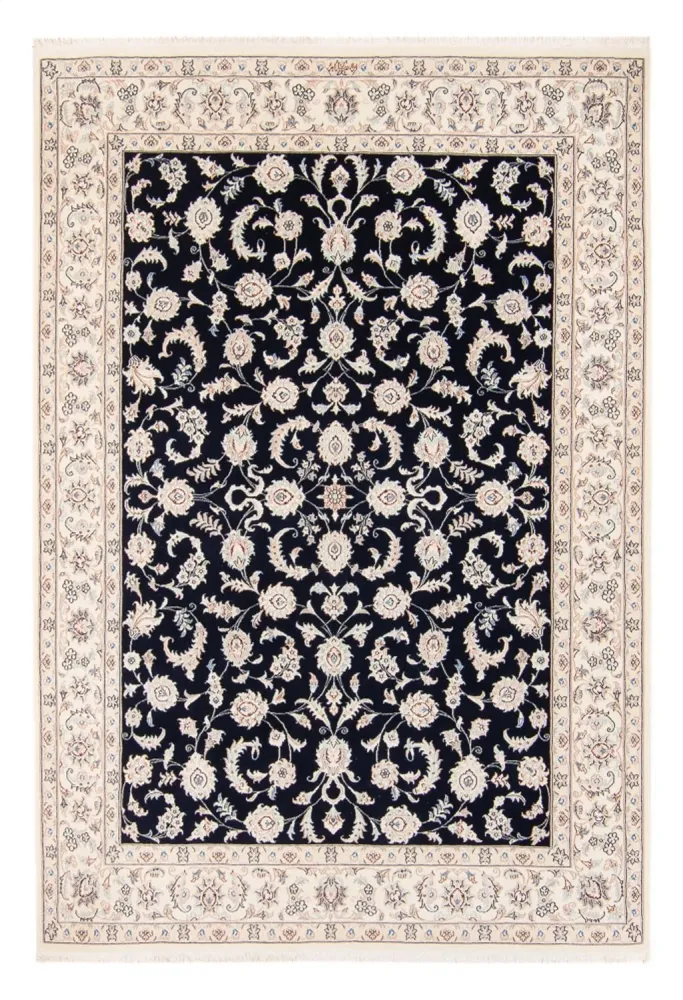 Perserteppich - Nain - 235 x 172 cm - dunkelblau